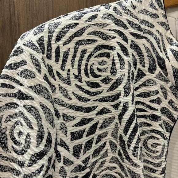 Joseph Ribkoff Jacket Blazer Ivory/Silver US Size 10 - Picture 5 of 10